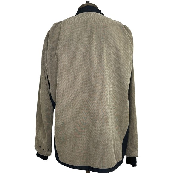 Zero Restriction Men’s Large Beige Golf Windbreaker 1/4 Zip Pullover Jacket - Picture 4 of 7